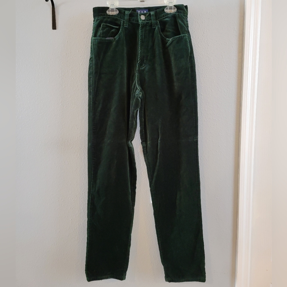 Vintage Green Velvet Gap Trousers